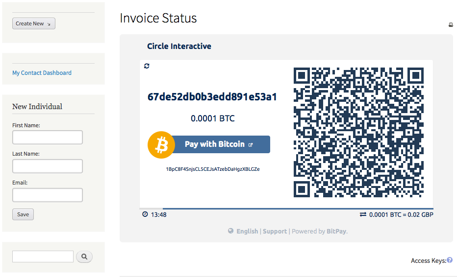 Bitcoin P!   ayment Processing With Bitpay Civicrm - 