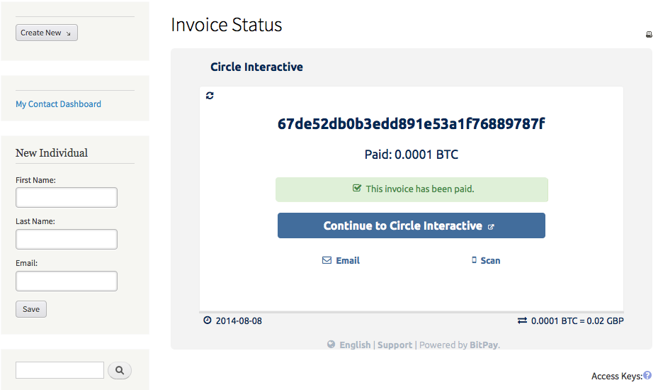 Bitcoin Payment Proce!   ssing With Bitpay Civicrm - 