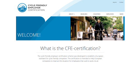 Cycle Friendly Employer Certification home page