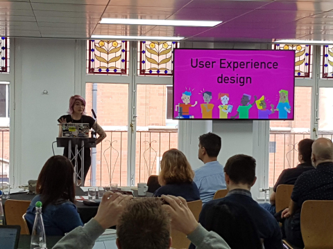 Eriol Fox talking about User Experience Design