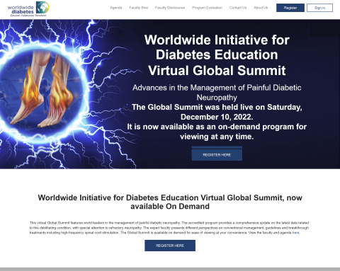 Worldwide Initiative for Diabetes Education Virtual Global Summit